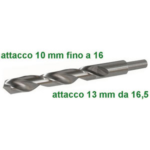 8649GE - DRILLS FOR METALS, RIGHT-HAND ROTATION, WITH REDUCED SHANK - Prod. SCU